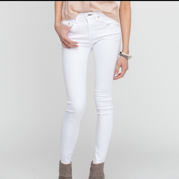 Joie Denim - NWT Joie White Mid-Rise Skinny Jeans Size 28